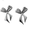 Sterling Silver Bowknot Stud Earring for Women
