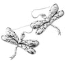 Sterling Silver Dragonfly Dangle Drop Earrings  For Women