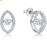 Earrings Egg Shape Women Stud