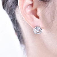 Women Fine Jewelry Stud Earrings for Wedding Engagement - sparklingselections