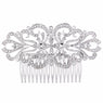 Charming Flower Knot Bridal Hair Side Comb for Women