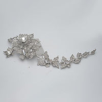 Bridal Comb Leaf Flower Butterfly Hair Comb For Wedding - sparklingselections