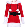 Sexy Unique Christmas Costume Winter Dresses With Belt