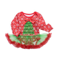 Newborn Infant Baby Girls Christmas Set Outfits Clothes Costume - sparklingselections