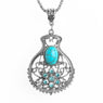 Women's Boho Stone Rhinestone Pendant Necklace