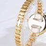 New Women Stainless Steel Small Band Analog Watch