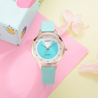 Ladies Leather Band Wrist Watch - sparklingselections