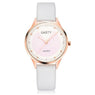 Ladies Leather Band Wrist Watch