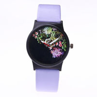 Watches Floral Pattern PU Leathe Watch - sparklingselections