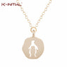Gold Long Chain Pendant Necklace For Women