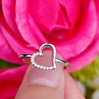 Love Heart Ring For Women - sparklingselections