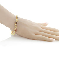 Women's  Gold Plated Sterling Silver Bracelet - sparklingselections