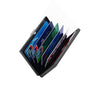 New Solid Color Stainless Steel Credit Card Wallet for Unisex