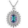 Fashion Silver Plated Pendant Necklace For Women