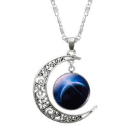Choker Glass Galaxy Lovely Pendant Necklace - sparklingselections
