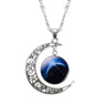 Choker Glass Galaxy Lovely Pendant Necklace
