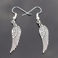 Angel Wing Feather Pendant Necklaces - sparklingselections