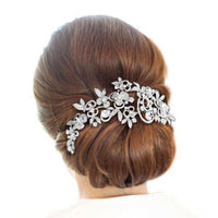 Flower Bridal Hair Comb Headpiece Wedding Hair Accessories For Party - sparklingselections