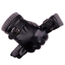 Leather Men Thicken Warm Thermal Gloves