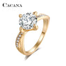 Cubic Zirconia Slim Type Trendy Rings For Women