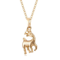 Fashion Deer Pendant Necklace - sparklingselections