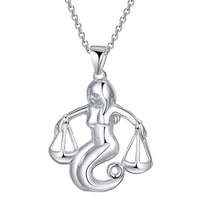 Shiny Beautiful Sterling Silver Pendants Necklace - sparklingselections