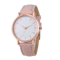 New Fashion Leather Stainless Quartz Wrist Watch - sparklingselections