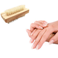 Professional Wooden Nail Brush For Manicure - sparklingselections