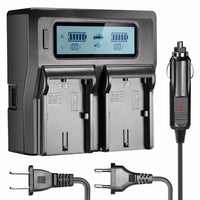 New Dual LCD Battery Charger for Canon LP-E6 - sparklingselections