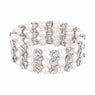 Elegant Elastic Infinity Bridal Tennis Bracelet