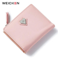 Pink Love Heart Short Wallet Purse For Fashion Lady - sparklingselections