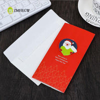 8Pcs Handmade Merry Christmas Greeting Card With Envelope - sparklingselections