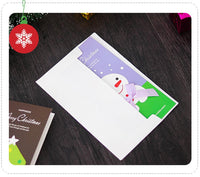 6 Pcs Merry Christmas Paper Greeting Card With Envelope - sparklingselections