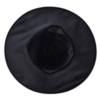 Womens Black Witch Hat For Halloween Costume - sparklingselections