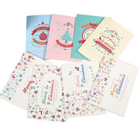 8Pcs Handmade Merry Christmas Greeting Card With Envelope - sparklingselections