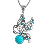 Vintage Style Womens Cute Butterfly Pendan Necklace For Women