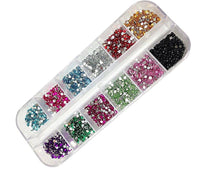 Nail Stickers Decorating 3000 Nail Diamonds Strass - sparklingselections