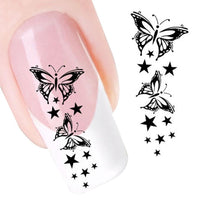3D Butterfly Decal Sticker Nail Art decorations - sparklingselections