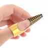 Nail Art Extension Sticker Polish Gel Tips Gold U Shape 100pcs