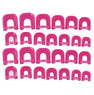 26Pcs  Nail Extension Edge Anti-Flooding Plastic Template Clip