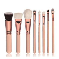 8 pcs Cosmetic Makeup Brush Blusher Eye Shadow Brushes - sparklingselections