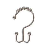 Double Glide Bathroom Shower Curtain Hook Ring - sparklingselections