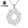 Silver Leaf Design Pendant Necklace For Women