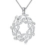 Silver  Leaf Pendant Necklace