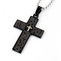 Holy Bible Cross Pendant Necklaces For Women - sparklingselections