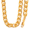 Men Jewelry Gold Color Chain Sets