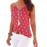 New Summer Sleeveless O Neck Casual Top