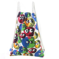 New Unisex Owl Printed Backpacks for Women - sparklingselections