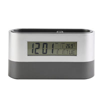 Office Digital Snooze Alarm Clock Pen Holder - sparklingselections