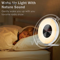 Wake Light With Sunrise Simulation Alarm Clock - sparklingselections